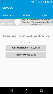 SQYBUS Horaires android App screenshot 2